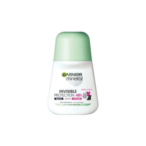Garnier Deo Roll On Invisible Black-White-Color 50Ml