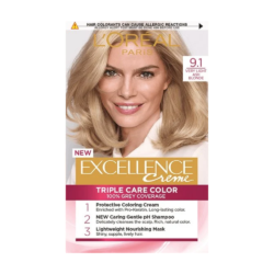 Loreal Excellence 9.1 Very Light Ash Blonde