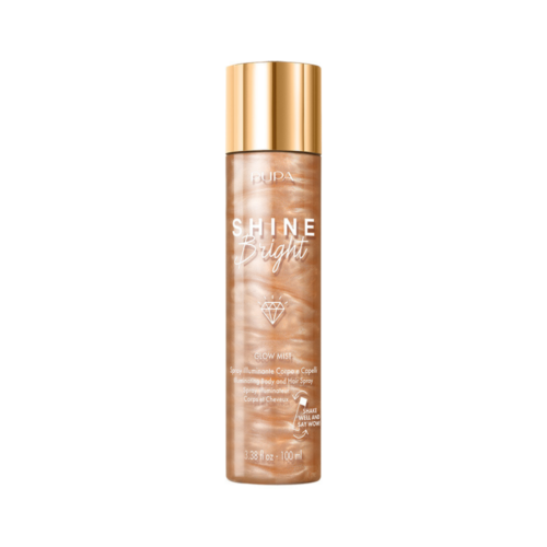 Pupa Shine Bright Glow Mist - Illuminating Spray For Body And Hair