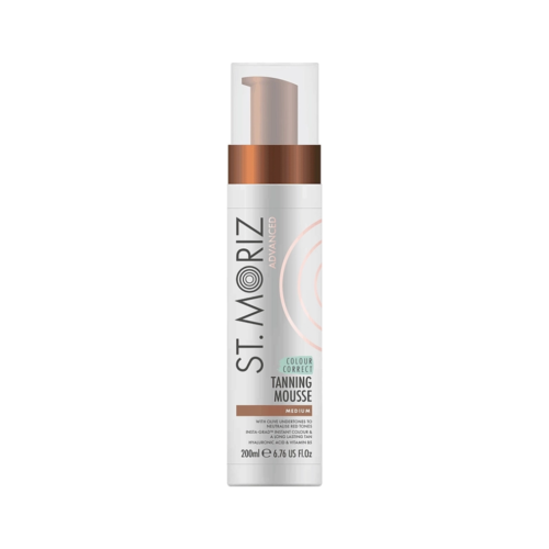 St.Moriz Advanced Tanning Mousse Medium Colour Correcting 200Ml