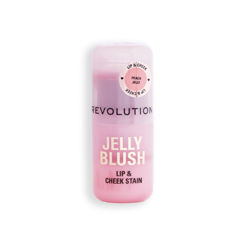 Revolution Jelly Blush Stick Lip And Cheek Stain Peach Orange 5.50Ml