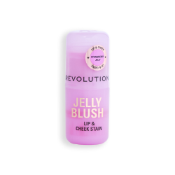 Revolution Jelly Blush Stick Lip And Cheek Stain Strawberry Pink 5.50G