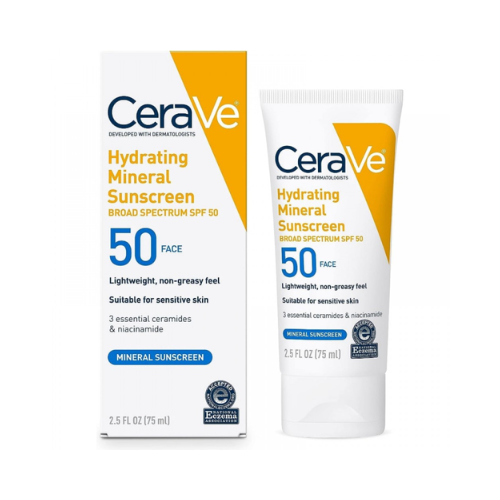 Cerave Hydrating Mineral Sunscreen 75Ml