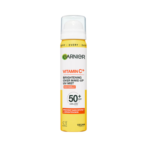 Garnier Brightening Over Make Up Uv Mist Invizible  Spf 50+