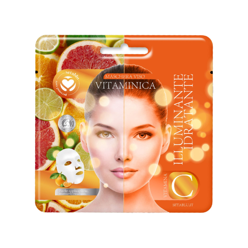 Setablu Mask Per Fytyre Me Vitamine C M Efekt Shkelqyes Dhe Hidratues