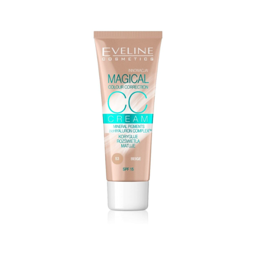 Eveline Cc Cream Magical Colour Correction Beige 30Ml