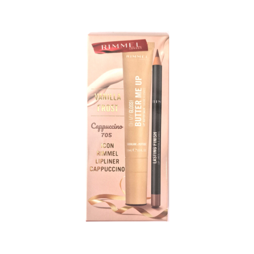 Rimmel Vanilla Frost Gloss&Lip Liner Cappuccino Set