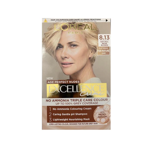 Loreal Excellence  Natural Beige Blonde 8.13