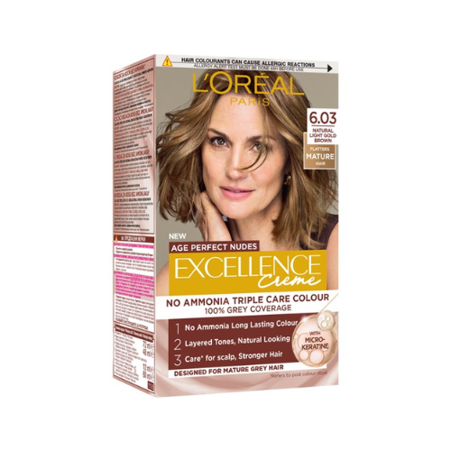 Loreal Exellence Age Perfect 7.31 Nudes Caramel Blond