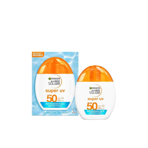 Garnier Ambre Solaire Super Uv 50Spf Refreshing Face Water Fluid