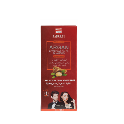 Argan Speedy Hair Color Shampoo Burgundy Red