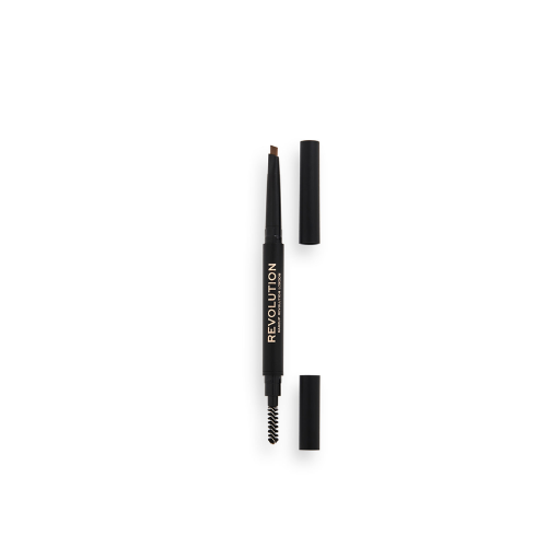 Revolution Eyebrow Pencil Duo Brow Definer Light Brown