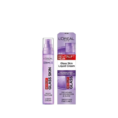 Loreal Revitalift Filler Glass Skin Liquid Cream