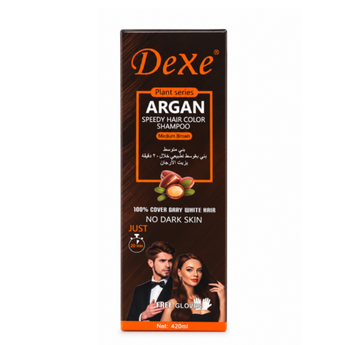 Dexe Speedy Hair Color Shampoo Medium Brown 420ml