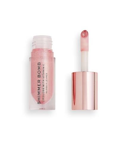 Revolution Pout Bomb Shimmer Lip Gloss Glimmer Nude